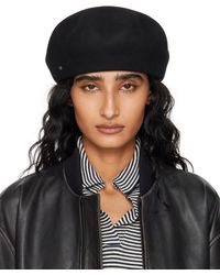 Weekend by Maxmara - Béret Pitti Noir - Lyst