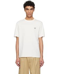 Maison Kitsuné - Barista Fox Patch Relax T-Shirt - Lyst