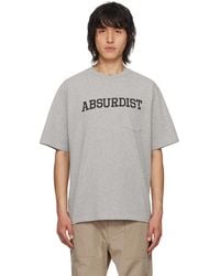 Engineered Garments - Gray 'absurdist' T-shirt - Lyst