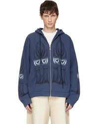 Who Decides War - Winged Zip Up Hoodie - Lyst