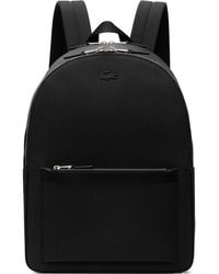 Lacoste - Chantaco Piqué Leather Backpack - Lyst