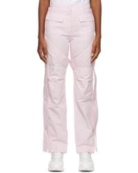 Burberry Amelia Cargo Trousers - Pink