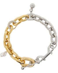 Rabanne - Xl Link Bi-Color Punk Style Necklace - Lyst