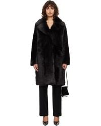 Nour Hammour - Evita Shearling Coat - Lyst