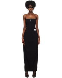 Dolce & Gabbana - Dolce&gabbana Black Kim Kardashian Edition Zip Vent Maxi Dress - Lyst
