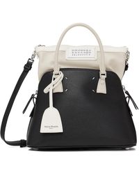 Maison Margiela - Black & Off-white 5ac Classic Mini Bag - Lyst