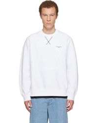 Givenchy - Pull Molletonné Blanc - Lyst