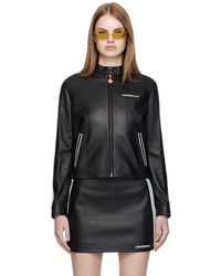 CASABLANCA - Leather Racer Jacket - Lyst