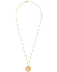 Off-White c/o Virgil Abloh Gold Small Logo Cross Necklace - Metallic
