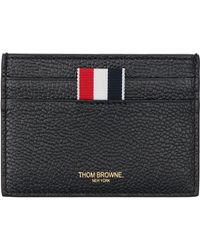 Thom Browne - Pebble Grain Hector Single Card Holder - Lyst