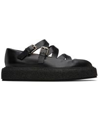 Max Mara - Leather Ballet Flats With Straps - Lyst