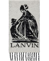 Lanvin - Mother & Daughter Wool Scarf - Lyst
