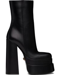 Versace - Aevitas Platform Boots - Lyst