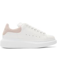 pink and white alexander mcqueen sneakers