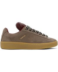 Lanvin - Taupe Future Edition Hyper Curb Sneakers - Lyst
