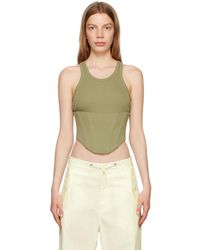 Dion Lee - Débardeur Float Kaki - Lyst