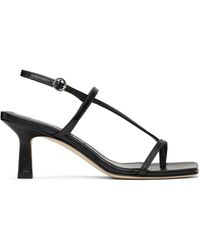 Aeyde - Elise Leather Toe-Post Heeled Sandals - Lyst