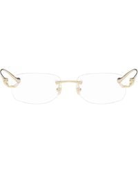 Cartier - Rimless Panther Glasses - Lyst