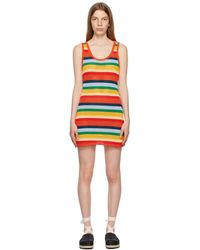 Marni - Multicolor No Vacancy Inn Edition Striped Minidress - Lyst