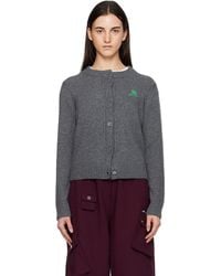 Ganni - Wool Mix Cardigan - Lyst