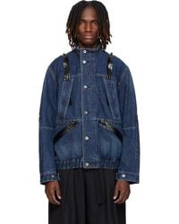 Sacai - Blouson Denim Jacket - Lyst