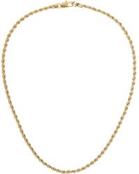 Laura Lombardi Rope Chain Necklace - Metallic