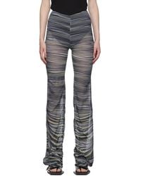 Dion Lee - Drape Print Gather Pants - Lyst