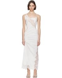 Christopher Esber - Crimped Lace Cami Midi Dress - Lyst