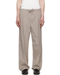HUGO - Modern Fit Seersucker Trousers - Lyst