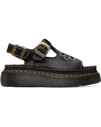 Dr. Martens - Dunnet Flower Full Grain Leather Sandals - Lyst