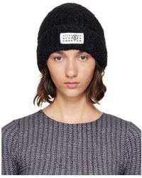 MM6 by Maison Margiela - Logo Beanie - Lyst