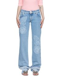Femme Vêtements Jeans Jeans skinny Pantalon en jean Jean be Blumarine en coloris Rouge 