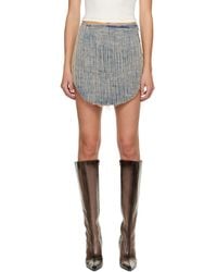 DIESEL - D-Ada-S Denim Miniskirt - Lyst