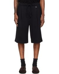 WOOYOUNGMI - Single-Pleat Cotton Shorts - Lyst