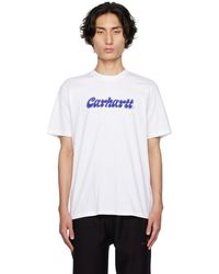 Carhartt - T-shirt blanc à logo script - Lyst