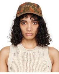 Dion Lee - Taupe Frayed Camo Cap - Lyst
