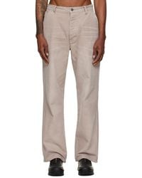 ALEXANDER DIGENOVA - Taupe Underground Cargo Pants - Lyst
