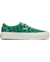 Vans - Baskets Lx Authentic 44 Vert Et Bleu - Lyst