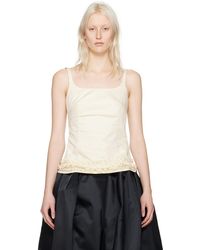 Molly Goddard - Off-white Camille Tank Top - Lyst