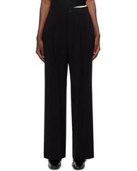 Issey Miyake - Black Square One Solid Trousers - Lyst