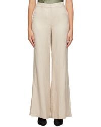 Anine Bing - Off-white Lyra Trousers - Lyst