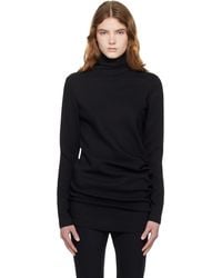 TOTEME - High-Neck Twist Blouse - Lyst