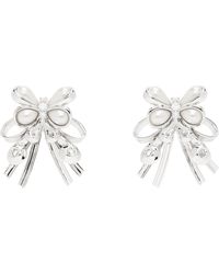 ShuShu/Tong - Yvmin Edition Pearl Butterfly Flower Curly Hair Earrings - Lyst