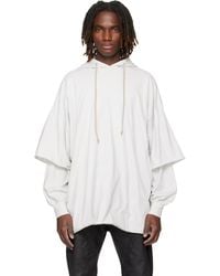 Rick Owens - Off- Temple Tommy Hustler Hoodie - Lyst