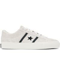 Converse - Taupe One Star Academy Pro Suede Low Top Sneakers - Lyst