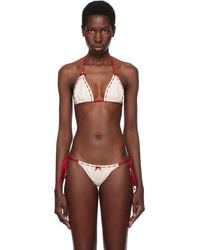 Frankie's Bikinis - オフホワイト Bella Hadidエディション Nick 三角ビキニトップ - Lyst
