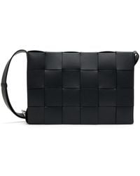 Bottega Veneta - Black Maxi Cassette Bag - Lyst