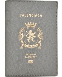 Balenciaga - Logo Passport Holder - Lyst