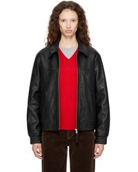DUNST - Refined Blouson Leather Jacket - Lyst