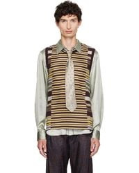 Dries Van Noten - Striped Cotton Tank Top - Lyst